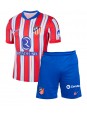 Atletico Madrid Robin Le Normand #24 Domácí dres pro děti 2024-25 Krátký Rukáv (+ trenýrky)